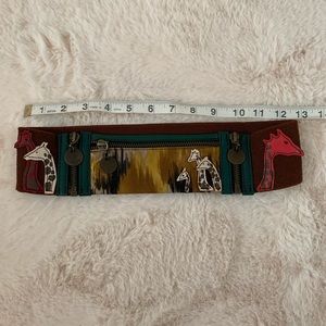 Vintage Safari stretchy Anthropologie belt.